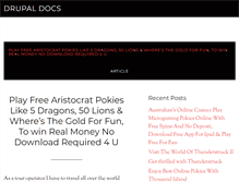 Tablet Screenshot of drupaldocs.org